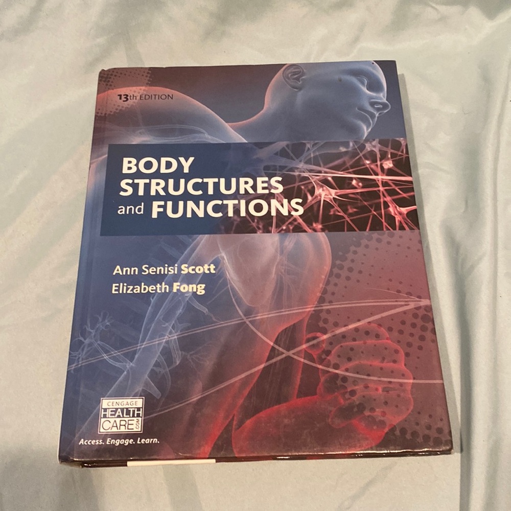 🦊 Hard back Book 13th Edition Body Structures and Functions  Scott Fong